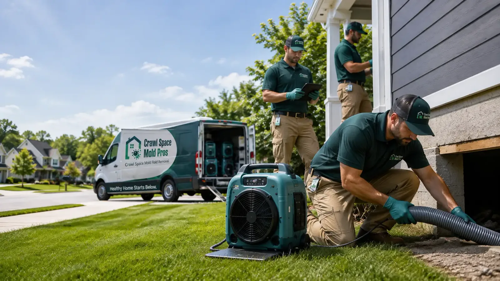 Crawl Space Mold Removal in Norwich, OH